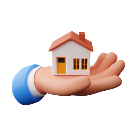 Casa em uma mão